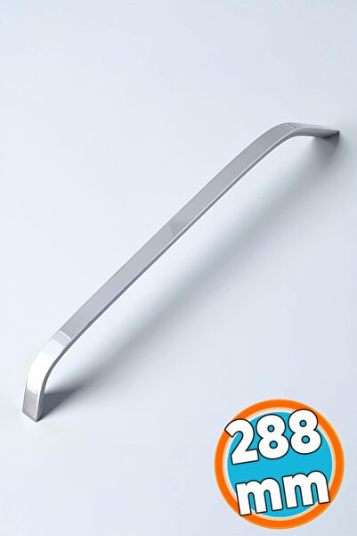 NZB Mobilya Çekmece Mutfak Dolabı Dolap Kulpları Kulb Kulpu Krom Gümüş Metal Kulp 288 mm - 28.8 cm