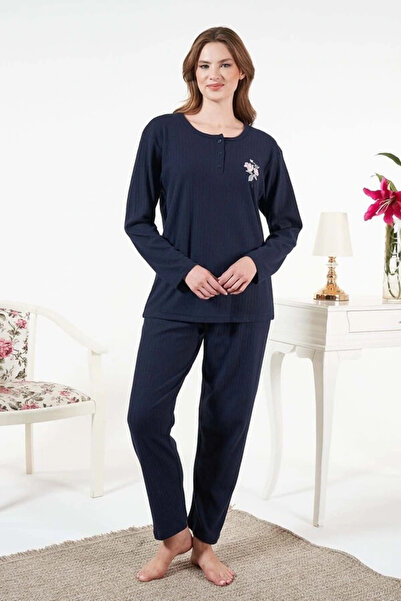 evnoor Estiva 25330 Set de pijamale Interlock Ş cu căptușeală din fleece