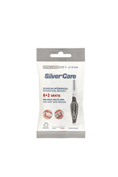 SILVER CARE Interdental Brushes Extra Large 8 Pieces