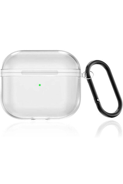 Casey Studios Silicone Protective Case for Apple AirPods 3rd Generation, with Carabiner Keychain, TPU