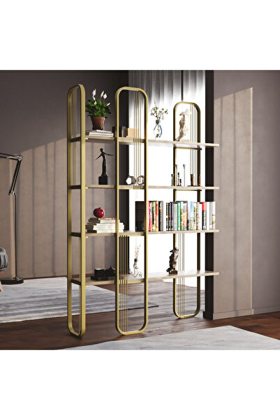 KORKMAZLAR EV DEKORASYON KİTAPLIK MOBİLYA METAL KİTAPLIK ORGANİZATÖR