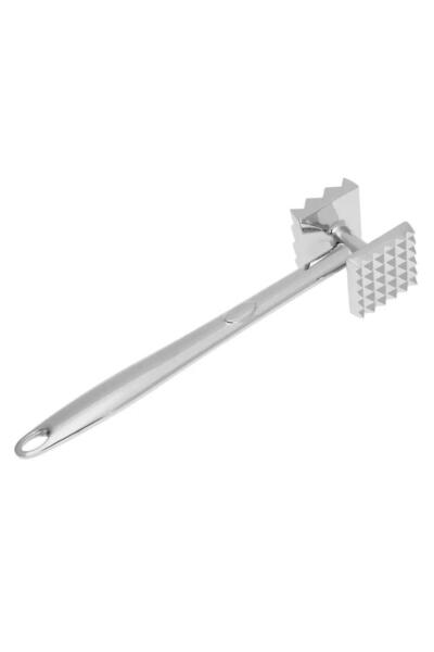 Kinghoff Meat mallet, double-sided, stainless steel, for tenderizing,