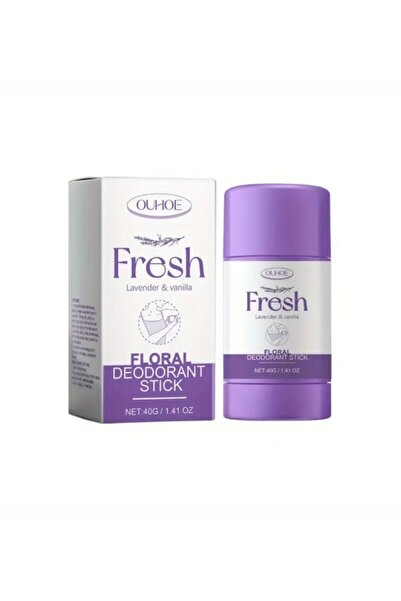 ouhoe Underarm deodorant stick, vanilla scented care stick, deodorizes and stops sweating, 40g