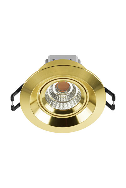 Eglo 61553 "TALVERA P" 7,5 Cm Çapında Alüminyum Döküm Pirinç Sıva Altı Gömme ...