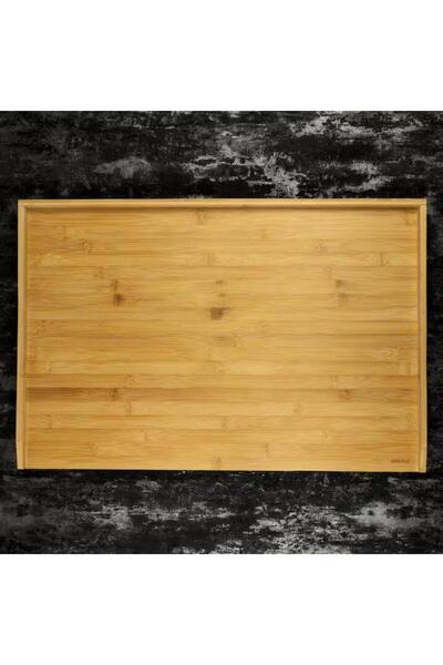 Kinghoff Bamboo serving table, 64x43x3.9cm