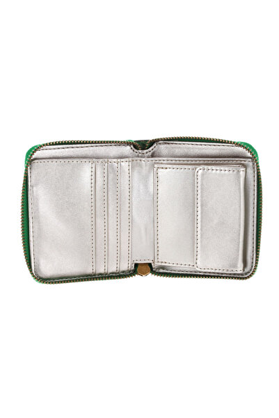 Guess Women's Elegant Green G Cube Logo Wallet - Compact and Stylish