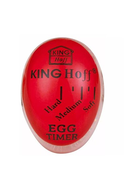 Kinghoff Egg timer, heat indicator, red,