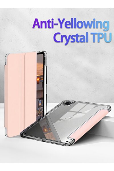 yaqeen iPad Pro M4 11-Inch 2024, iPad Pro 11 Inch M4 (5th A2836 A2837 A3006) Slim Smart Cover With Pen Slot