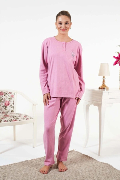 Elvarthandmade Estiva 25330 interlock Fleece-Lined pajama set