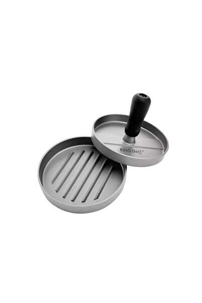 Kinghoff Hamburger meat press, aluminum, 12 cm,