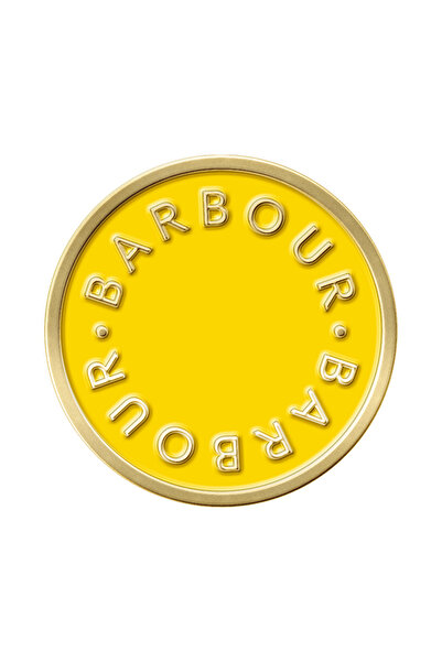 Barbour Button Rozet YE11 Yellow Button