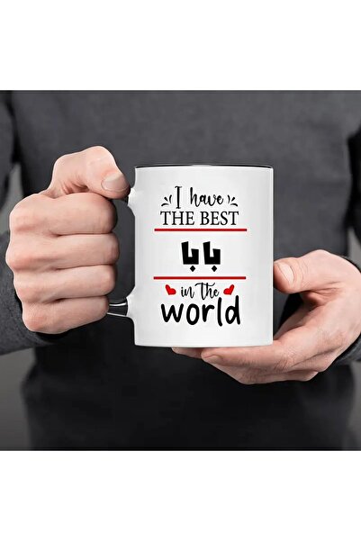 NASAQ Printed ceramic coffee mug "I have the best Papa in the world" (11 oz)