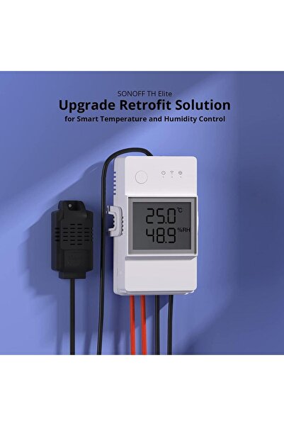 Sonoff THR320D Wi-Fi Smart Relay, 20A, Temperature Humidity, LCD Monitor
