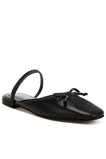 london Rag Women Glitter Ballet Mules in Black