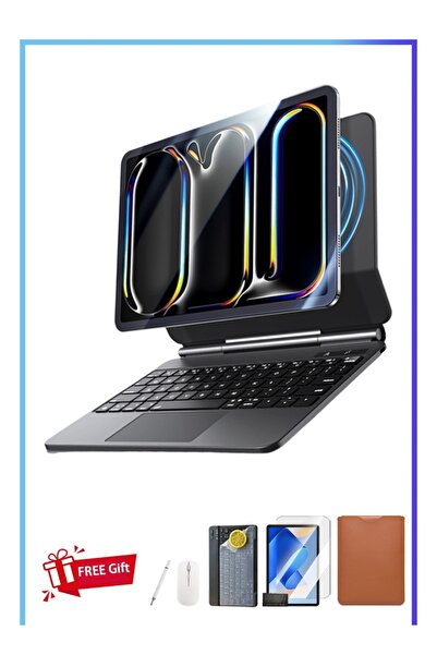 yaqeen iPad Air 11 Inch (M2) And iPad Pro 11 Inch (1st/2nd/3rd/4th Generation) Magic Keyboard Case Cover