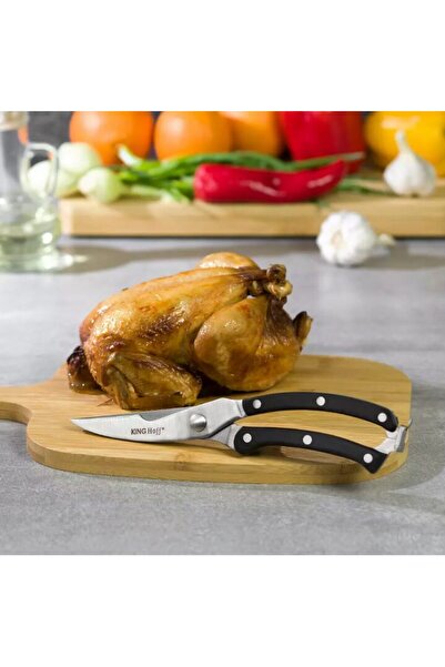 Kinghoff Meat scissors 25 cm, black