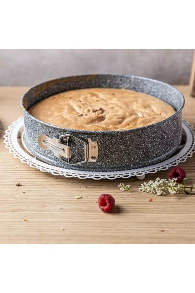 Klausberg Форма за торта, мраморна, сива, 26 см,