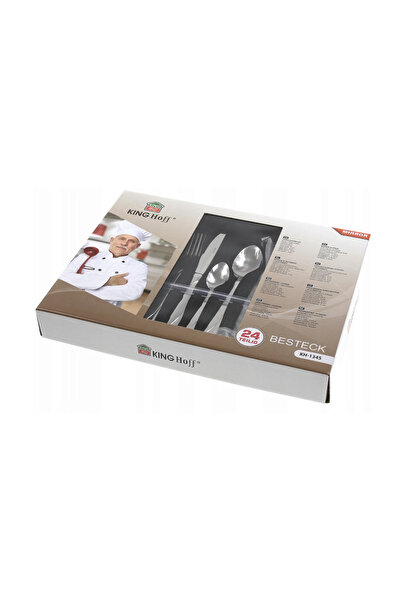Kinghoff Stainless steel cutlery set, 24 pieces, elegant model,