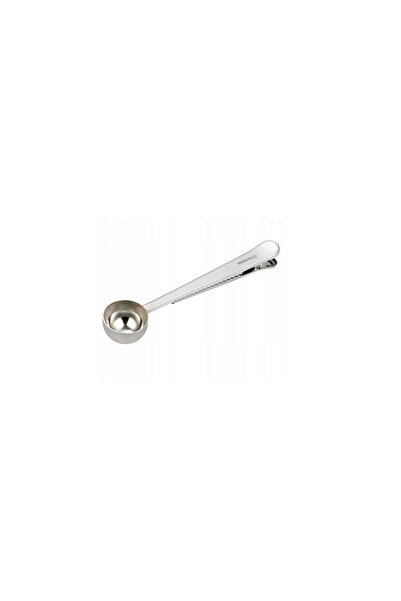 Kinghoff Coffee spoon, with bag sealing clip, stainless steel,