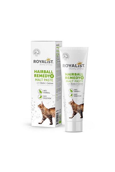 Royalist Hairball Remedy+Malt Paste|Kediler İçin Tüy Yumağı Önleyici Macun–Bi...