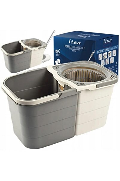 lisa 360-degree rotating mop, with two water containers, / ZLN 0792