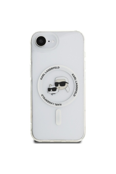 Karl Lagerfeld Θήκη για iPhone 16e, IML MagSafe, Λευκή