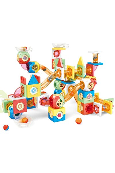 OEM Magnetic construction play set with tubes and balls 2412K0404 238 pieces