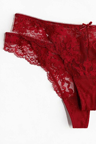 H&M 2-pack lace thong briefs