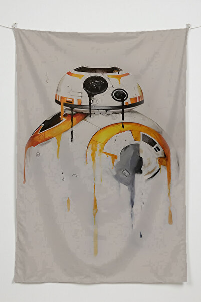 RUGRUMBA غطاء جدار حرب النجوم - تصميم مستوحى من الأفلام، قماش عالي الجودة، سج...