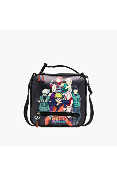 TV TOKYO Naruto Print Lunch Bag with Zip Closure