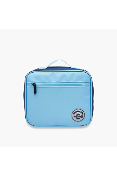 Juniors Applique Detail Lunch Bag with Zip Closure