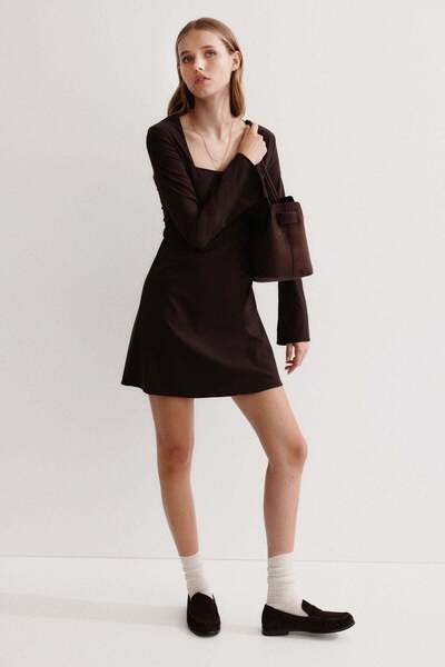 H&M Square-neck dress