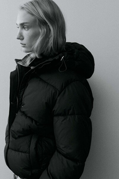 H&M Hooded puffer jacket