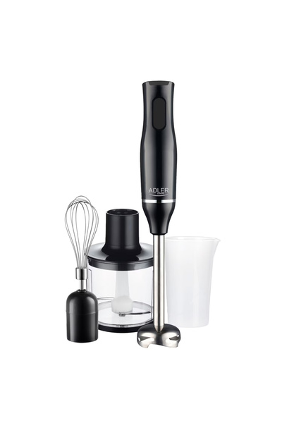 adler Κάθετο μπλέντερ AD 4620B, 500W, 4 σε 1, 2 ταχύτητες, 500ml/700ml, λεπίδες από ανοξείδωτο ατσάλι, καμπίνα 1m