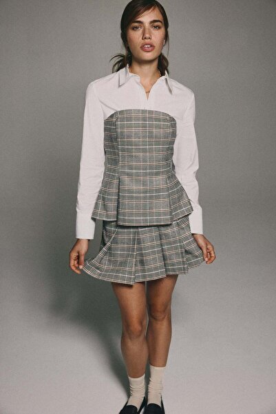 H&M Flared bustier top