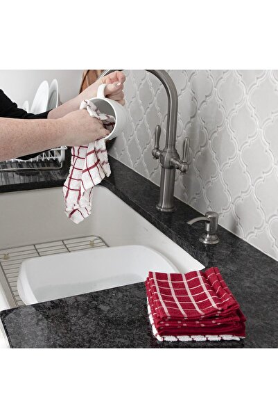 ritz 100% Cotton Kitchen Dish Towels - 6-Pack (12 x 12 in)