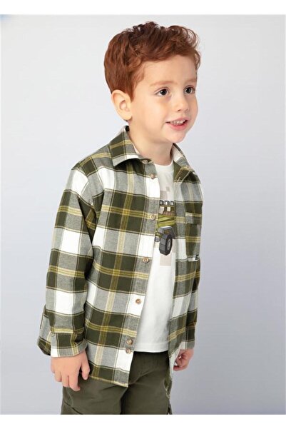MAYORAL χειμερινό καρό πουκάμισο για αγόρια 4107