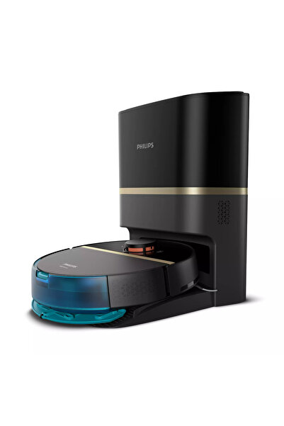 Philips Robot de aspirare Seria 7000 Aqua XU7100/01, aspirator si mop, statie de golire automata, Pa