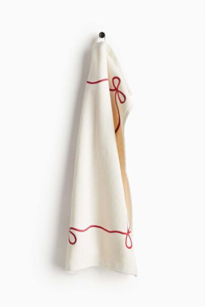 H&M Embroidered guest towel