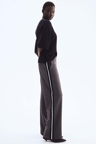 H&M تي شيرت صوف قصة فضفاضة