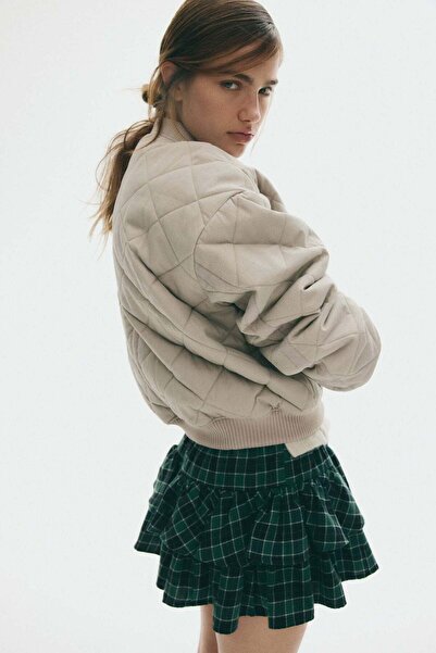 H&M Quilted bomber jacket