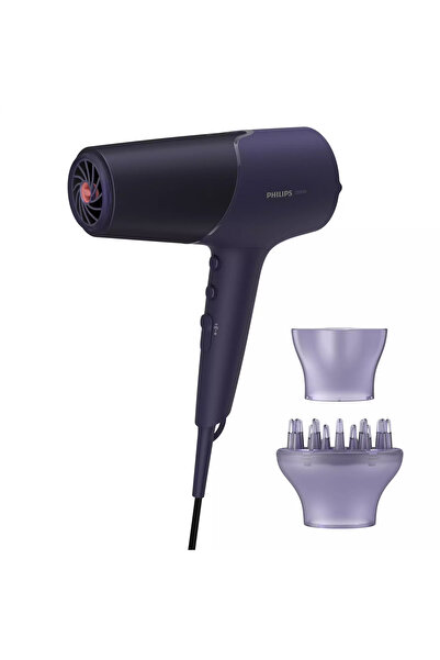 Philips Ιονιστικό πιστολάκι μαλλιών, Philips, Σειρά 5000 BHD514/00, 2300 W, 3 ρυθμίσεις ταχύτητας, 3 ρυθμίσεις θερμοκρασίας,