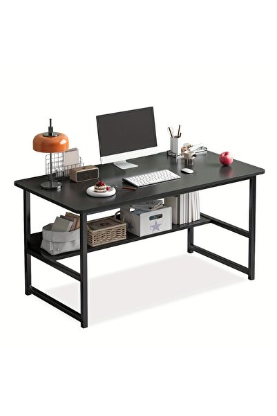 Cozara Computer desk with storage space, gaming desk, suitable for home office workstations