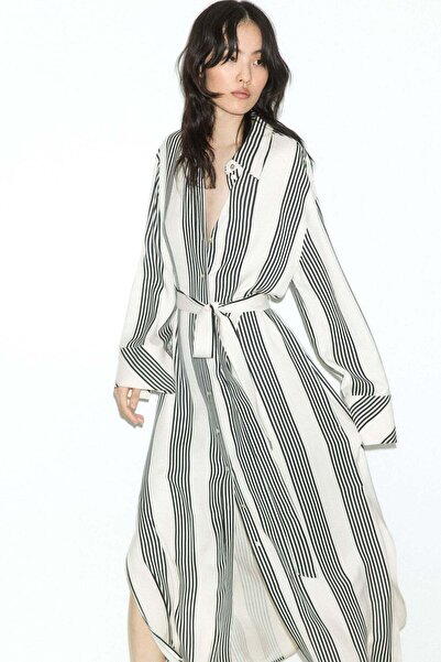 H&M Tie-belt shirt dress