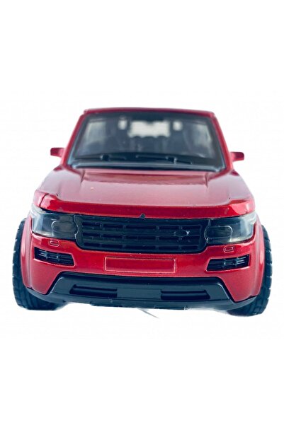 Diecast Metal Toy Car with Lights & Sounds, Opening Doors & Trunk, 11 cm, Land Rover, Burgundy