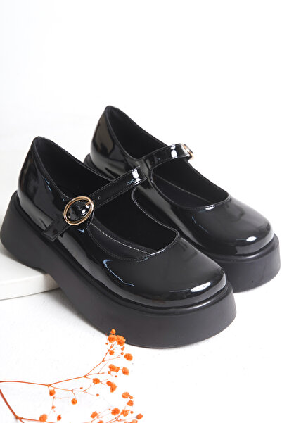 Cananın Pabuçları SMR 107 KALIN TABAN BANTLI LOAFER