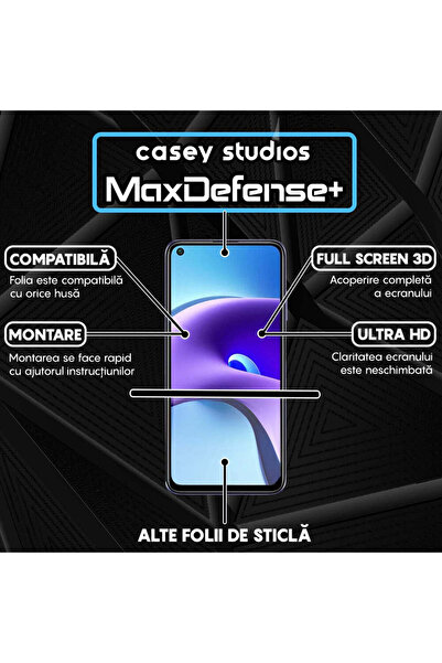Casey Studios compatible with Xiaomi Redmi Note 9T, Full Cover, Ultra HD, Anti Scratch, Anti Shock,