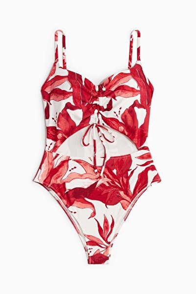 H&M Padded-cup cut-out swimsuit