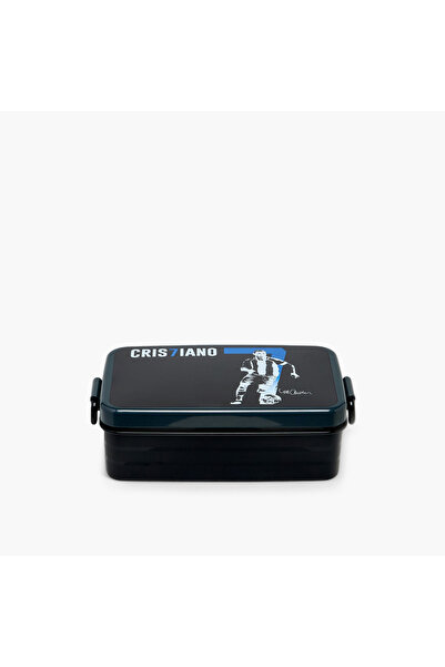 babyshop Cristiano Ronaldo Print Lunch Box with Tray and Cutlery