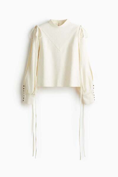 H&M Linen-blend blouse
